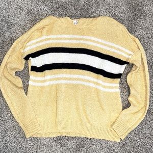 Yellow fall sweater
